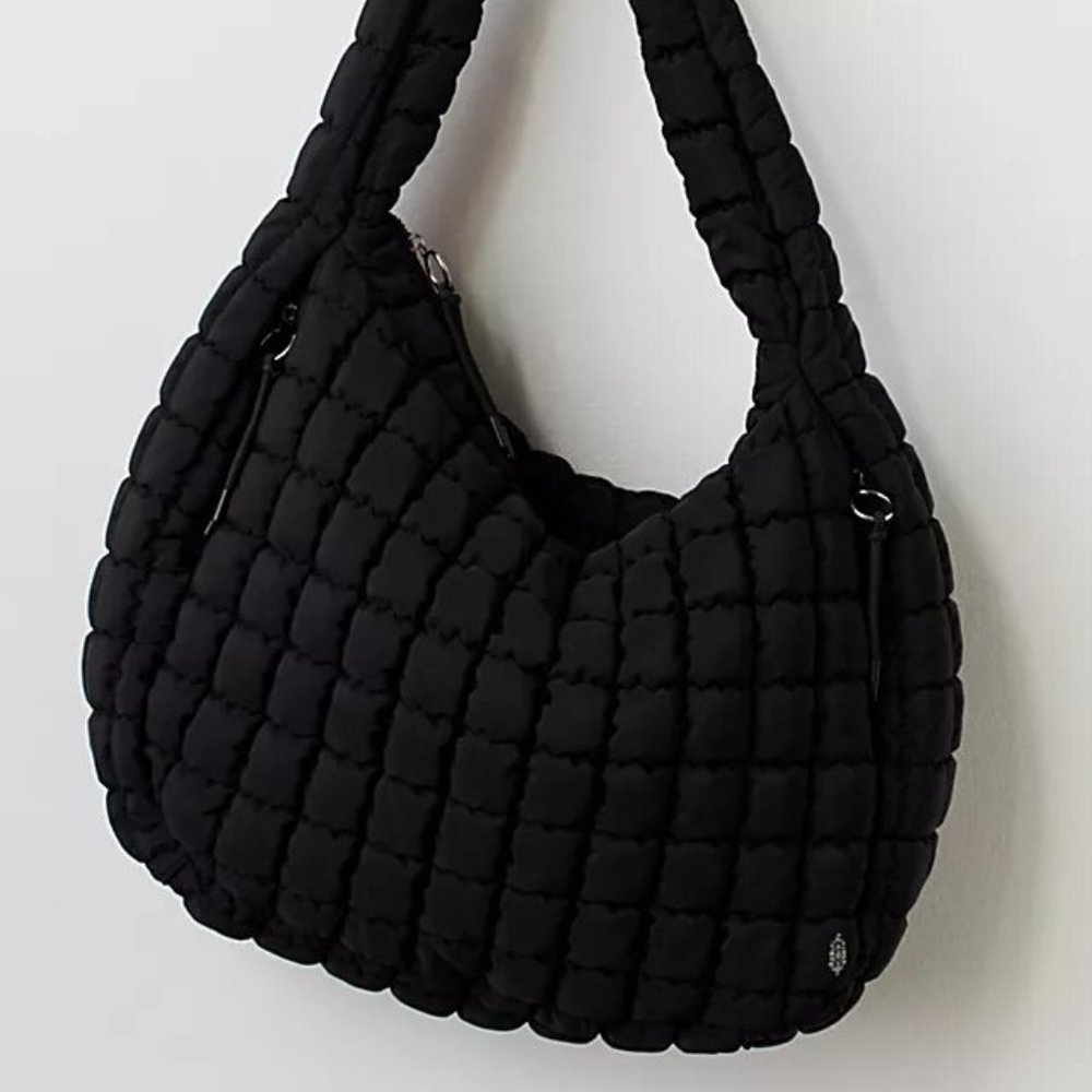 Free People FP Movement Quilted Carryall - Black - Picture 2 of 7